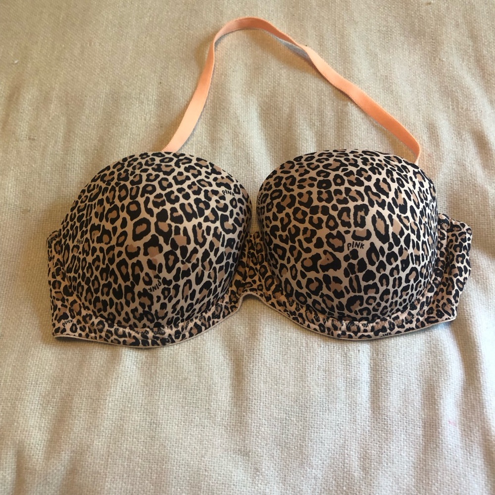 Pink by Victoria’s Secret padded strapless bra 36C